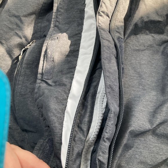 Swiss Tech Jacket Womens Hooded Double Full Zip White Coat Xl Ski Snow Warm - Picture 6 of 11